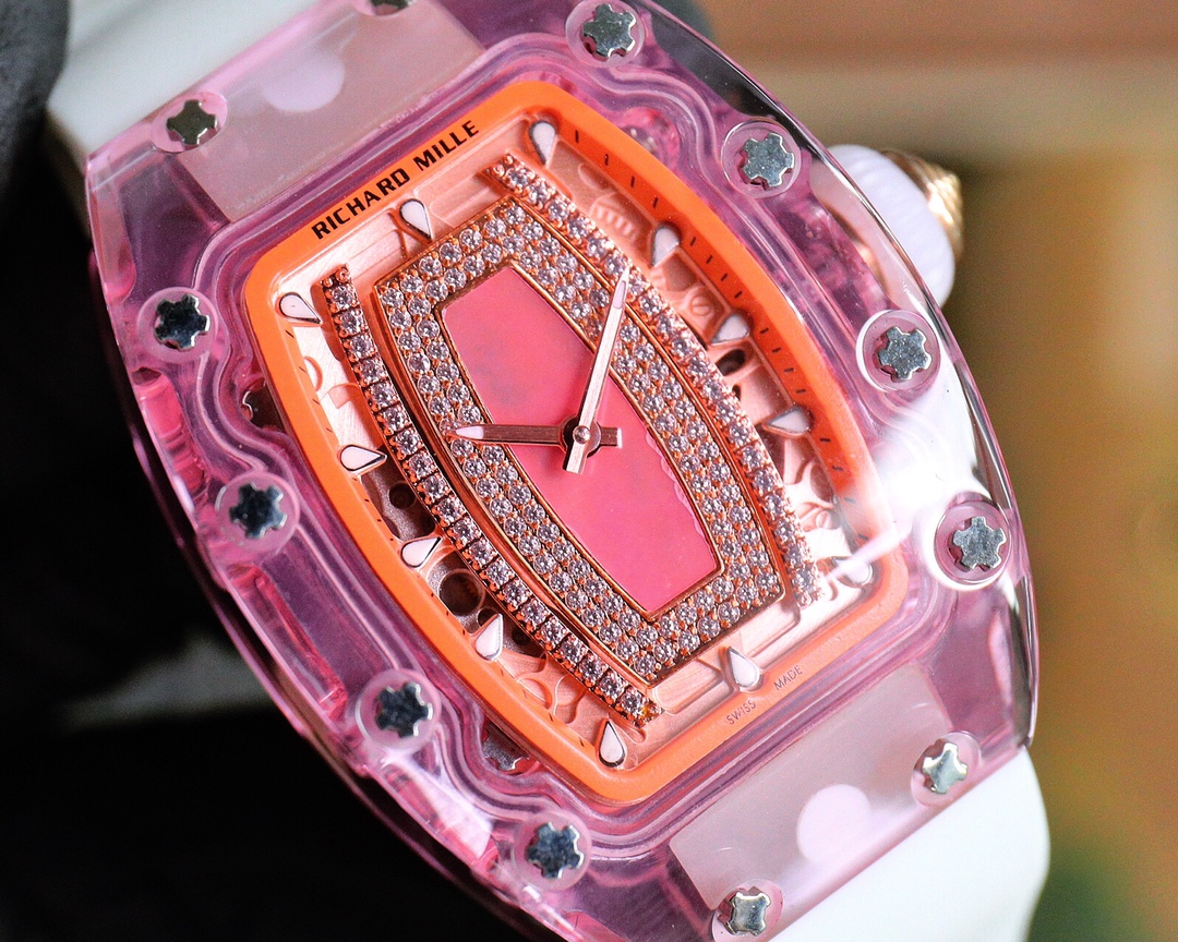 Richard Mille Launches Ladies RM07-02 Pink Lady Sapphire Watch, Combining Style and Technology - 图片 9