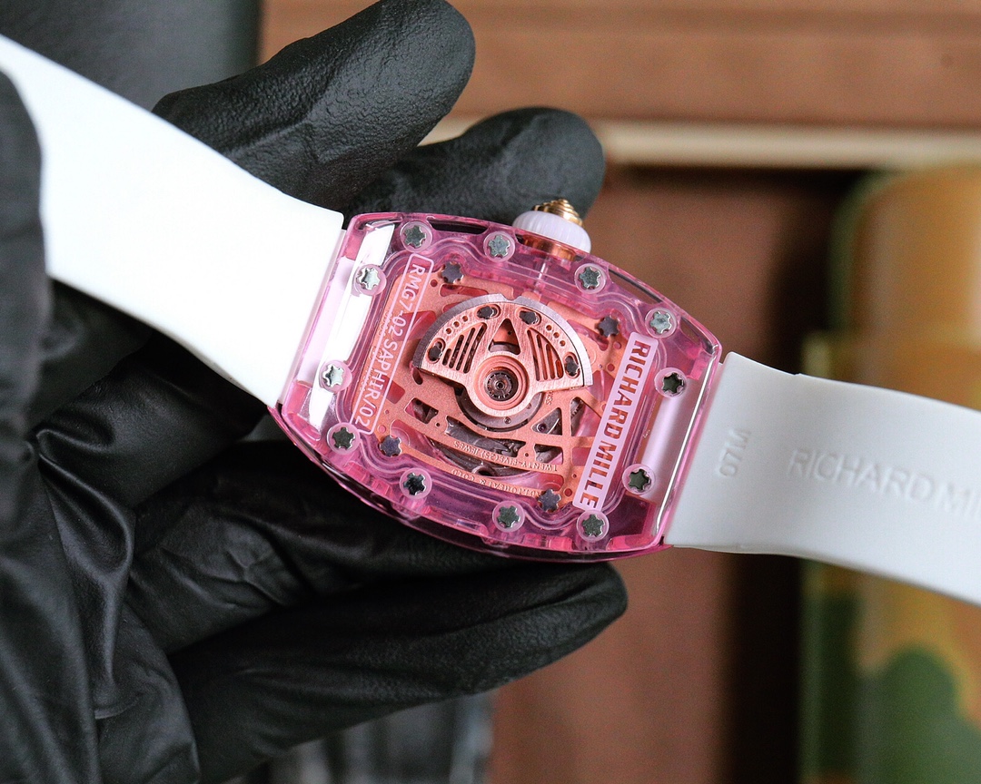 Richard Mille Launches Ladies RM07-02 Pink Lady Sapphire Watch, Combining Style and Technology - 图片 8