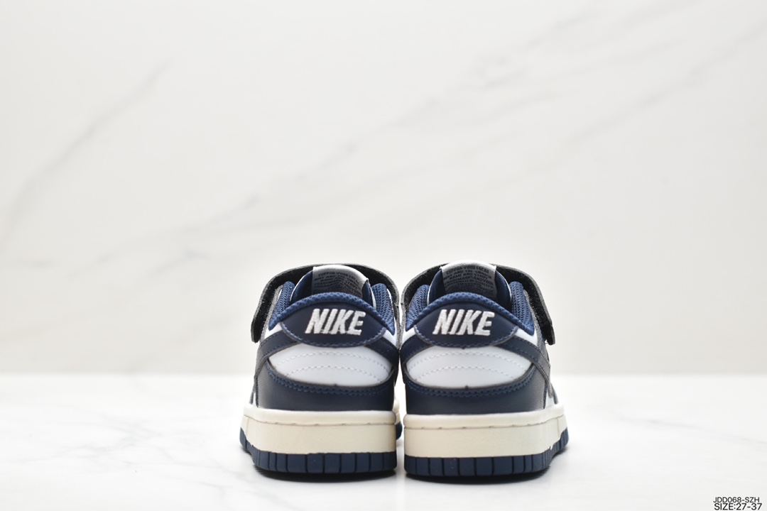 Nike children's shoes SB Dunk Low dunk series low-top casual sports skateboard shoes use soft cow split leather upper material DD1503-115