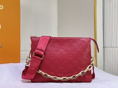 Louis Vuitton LV Coussin Bags Handbags Fabric Sheepskin Chains M57790