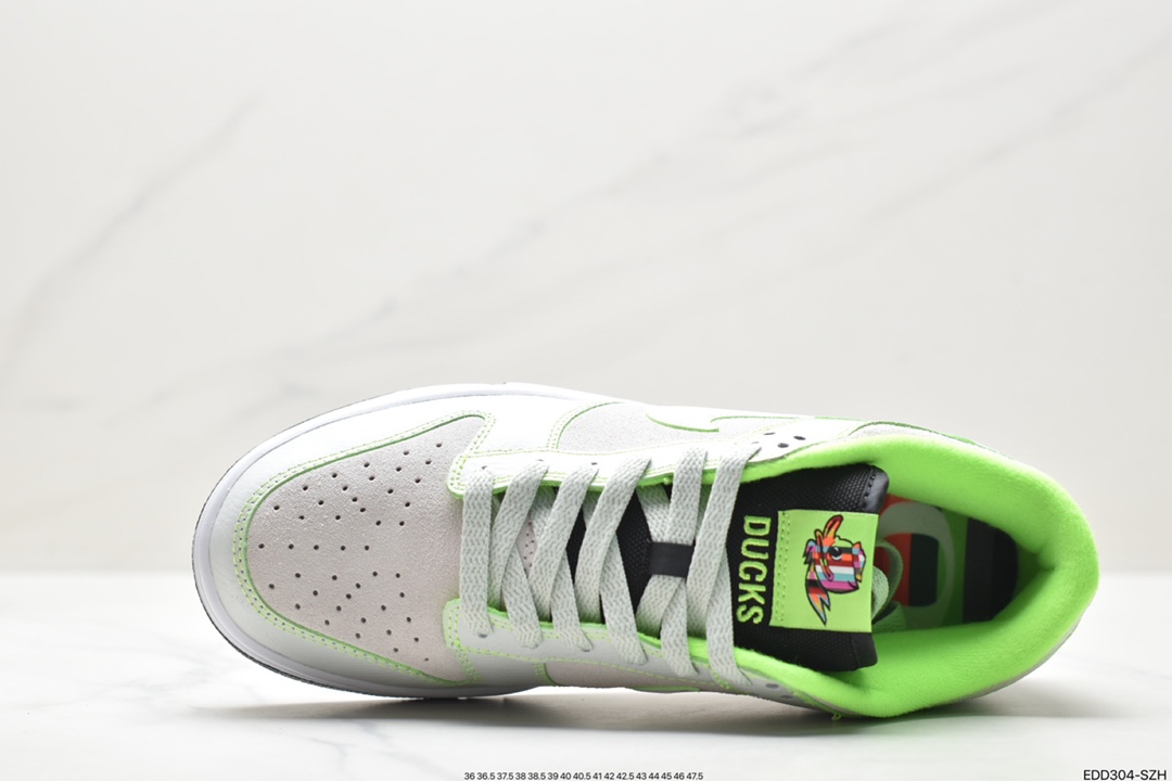 NIKE SB Dunk Low White Fluorescent Green FQ7260-001