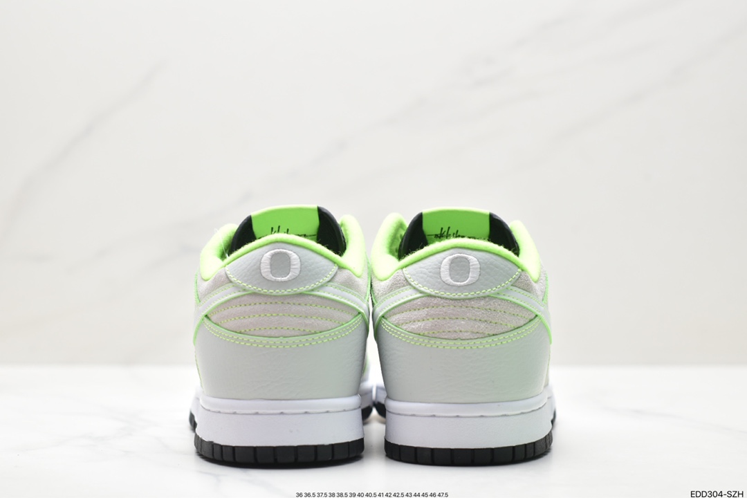 NIKE SB Dunk Low White Fluorescent Green FQ7260-001