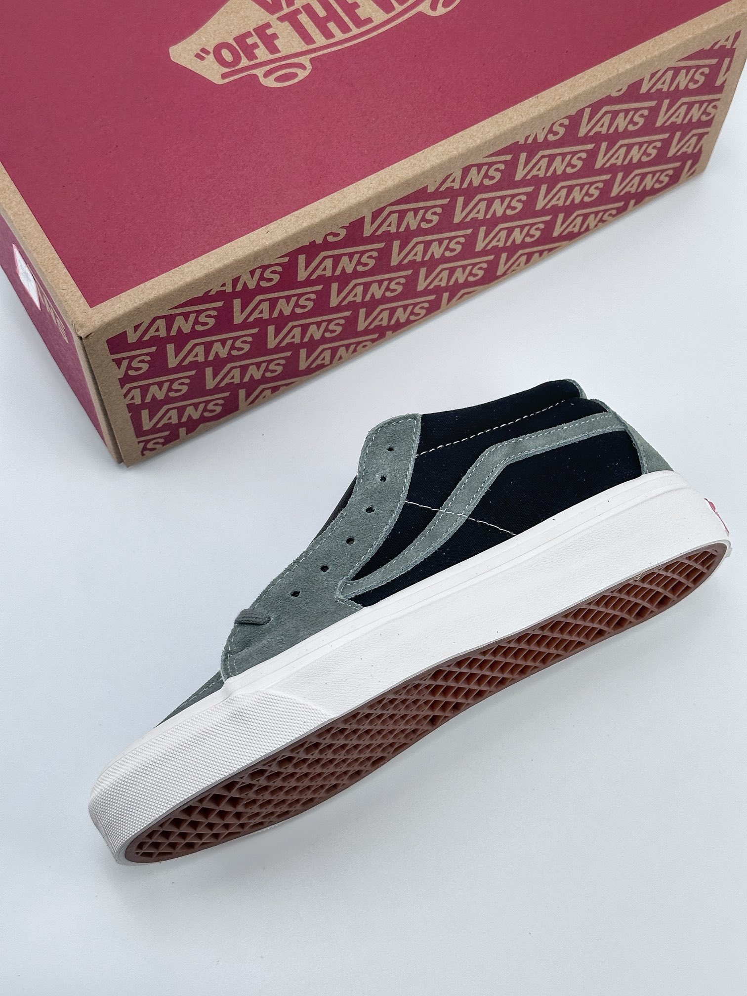 Vans Vault OG Sk8-Mid LX suede canvas shoes VN0A4BVCBY1YK