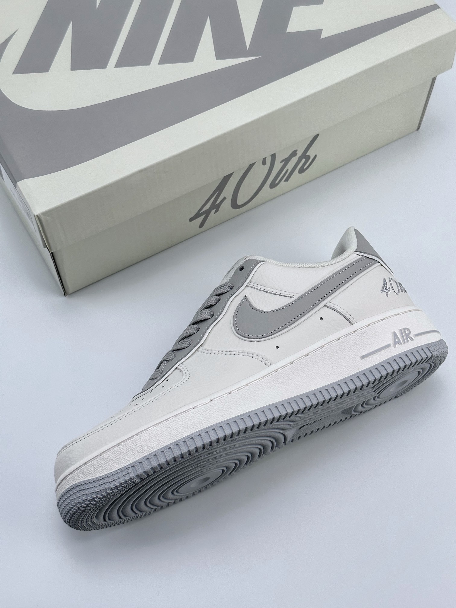 Nike Air Force 1 Low 07 40th White Gray Original Last Original Cardboard JF1983-561