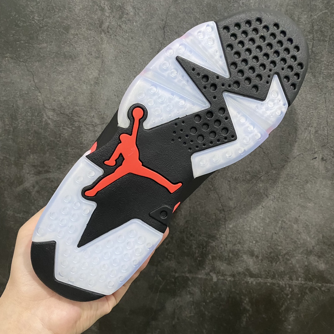 [DG version produced in Dongguan] Air Jordan AJ6 ”Black Infrared” black and red 2019 version replica 384664-060