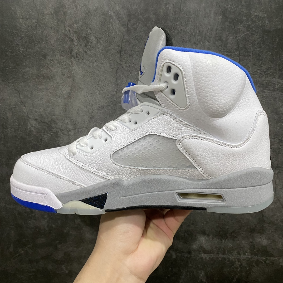 [Foreign trade pure original] Air Jordan AJ5 Retro Stealth 2.0 Lychee White Blue DD0587-140