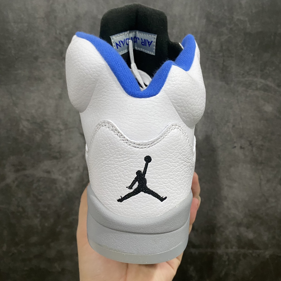 [Foreign trade pure original] Air Jordan AJ5 Retro Stealth 2.0 Lychee White Blue DD0587-140