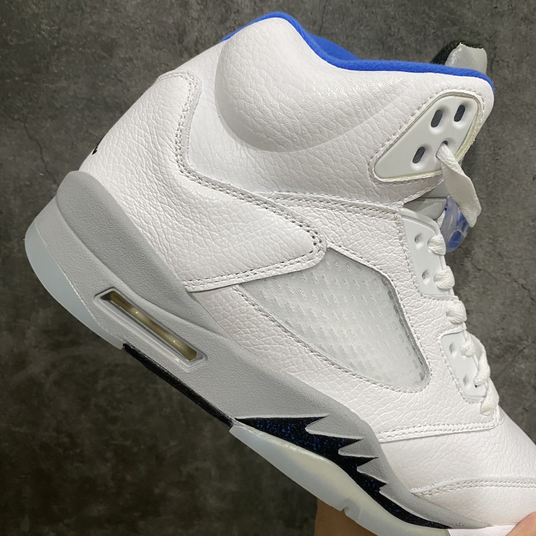 [Foreign trade pure original] Air Jordan AJ5 Retro Stealth 2.0 Lychee White Blue DD0587-140