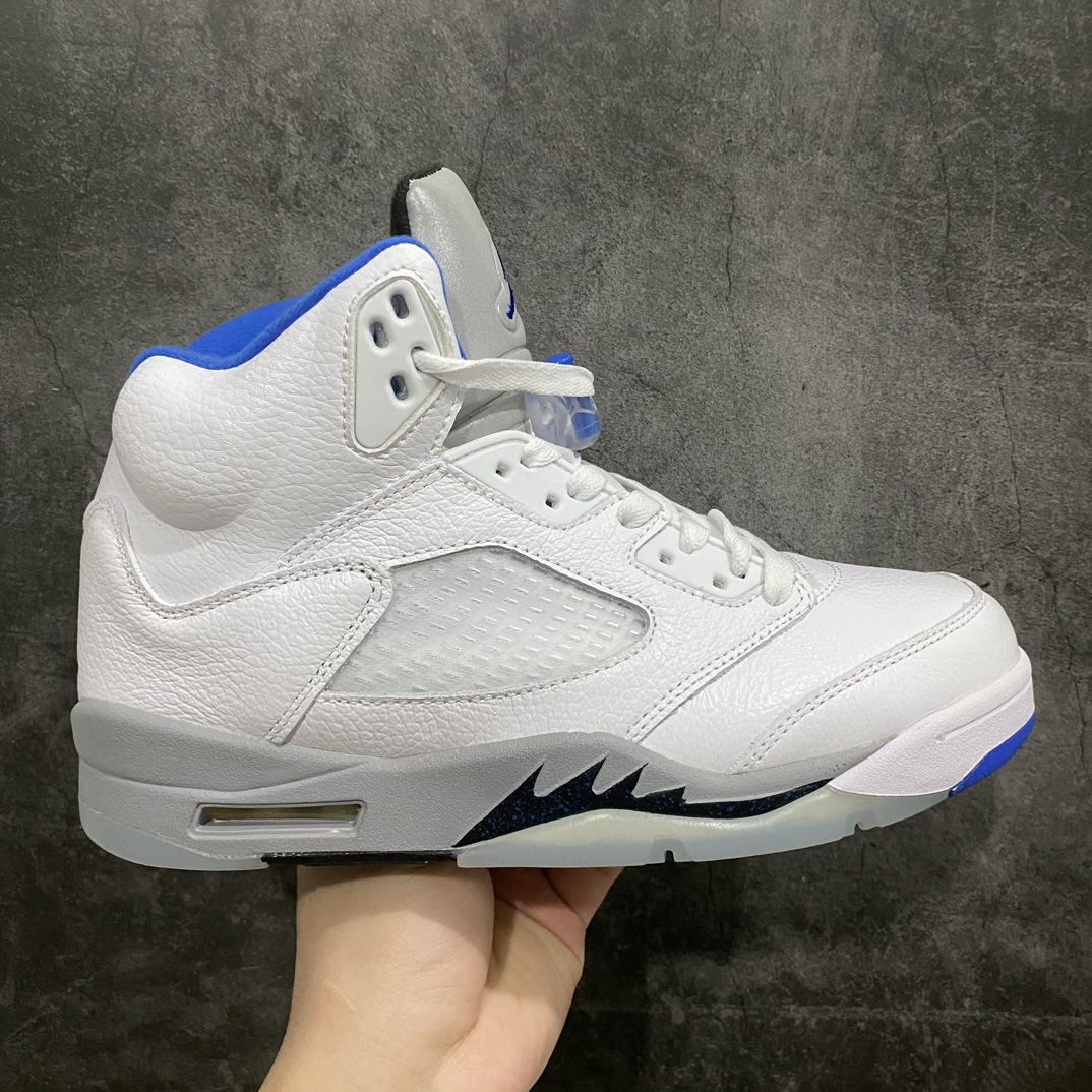 [Foreign trade pure original] Air Jordan AJ5 Retro Stealth 2.0 Lychee White Blue DD0587-140