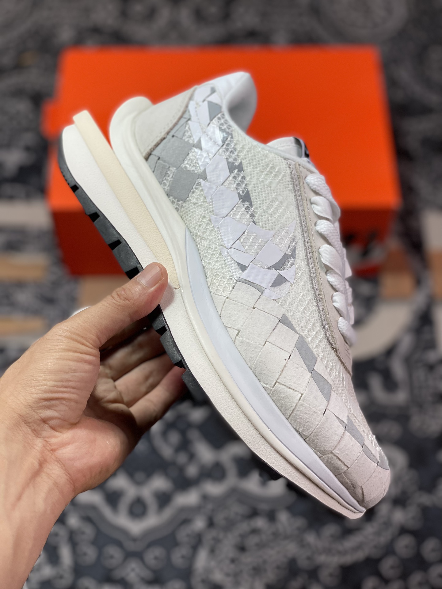 Preferred Sacai x Jean Paul Gaultier x Nike LDVaporWaffe waffle tripartite joint exclusive correct version DR5209-100