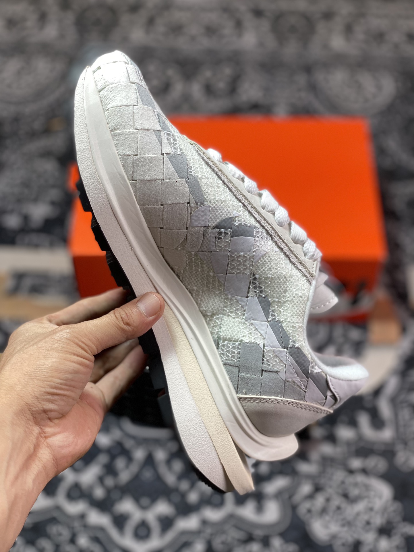 Preferred Sacai x Jean Paul Gaultier x Nike LDVaporWaffe waffle tripartite joint exclusive correct version DR5209-100