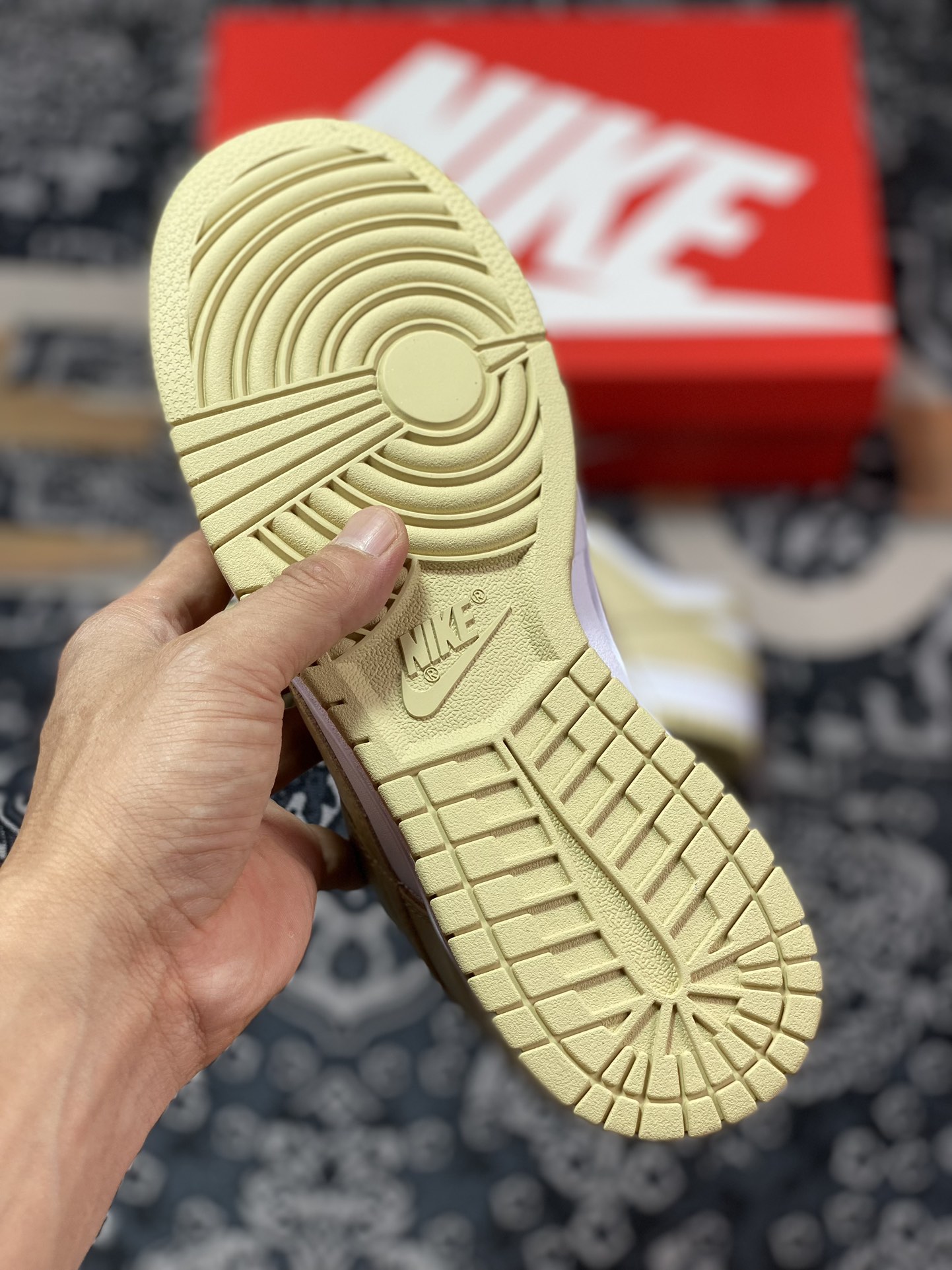 Nike Dunk low ”Team Gold” beige and white low-top casual sports shoes DV0833-100