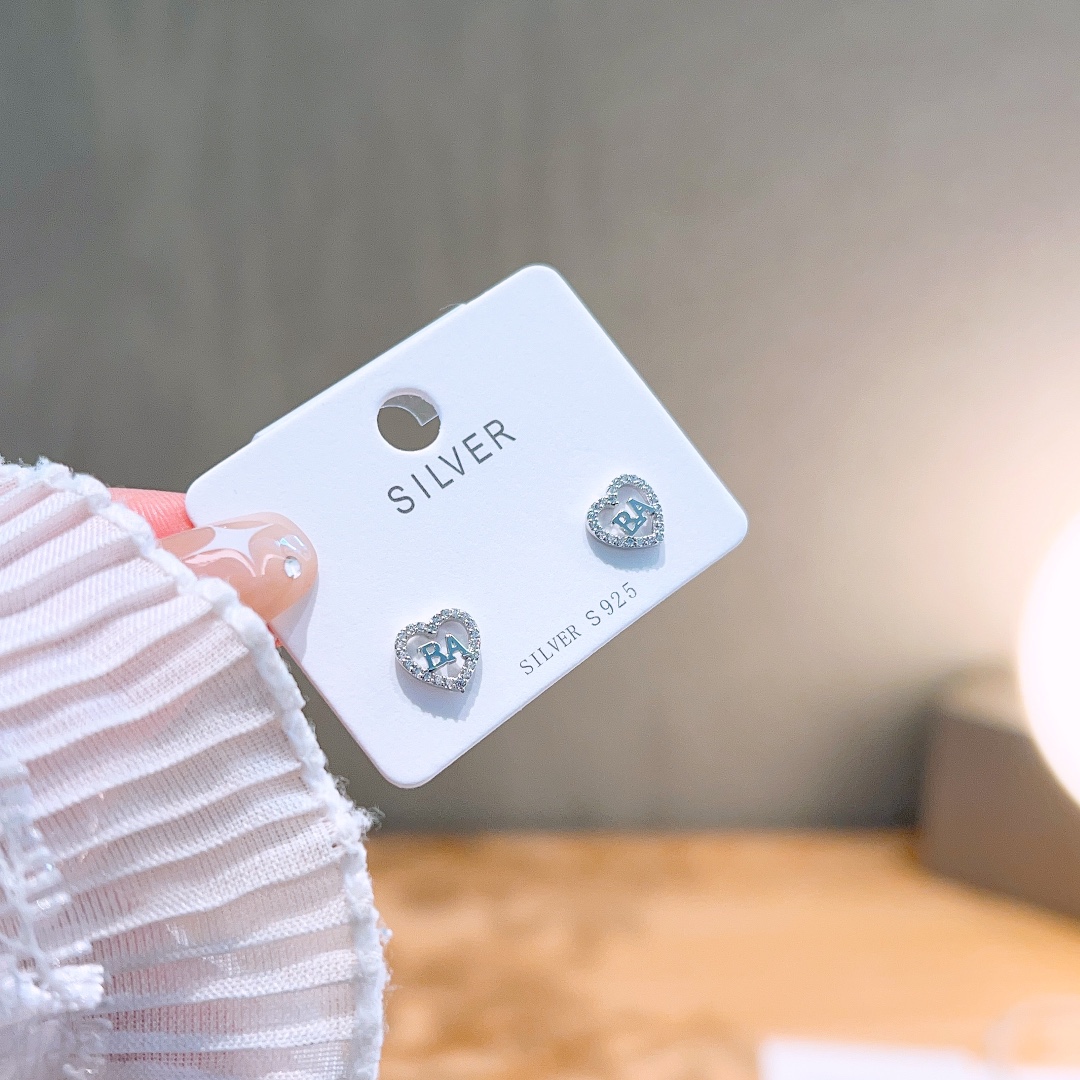 Low Allergy Silver Earrings Minimalist Office Silver