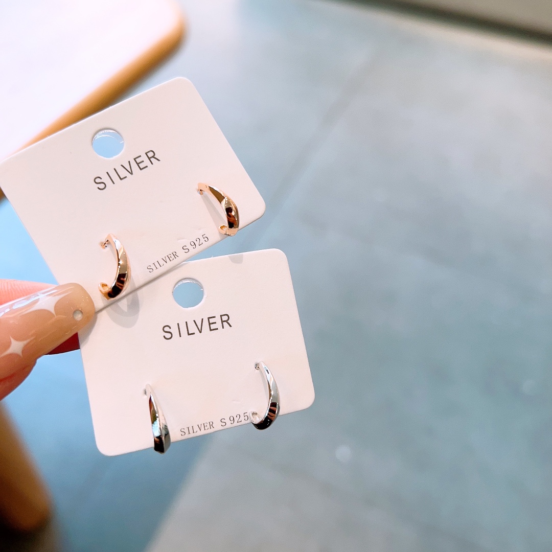 Fine Silver Earrings French Wedding Silver