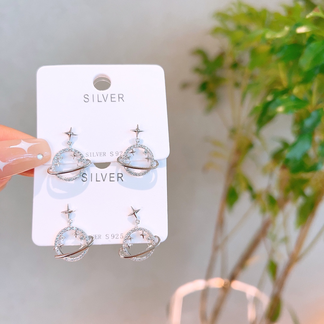 Hypoallergenic Silver Earrings Ultra Minimal Date Night Silver