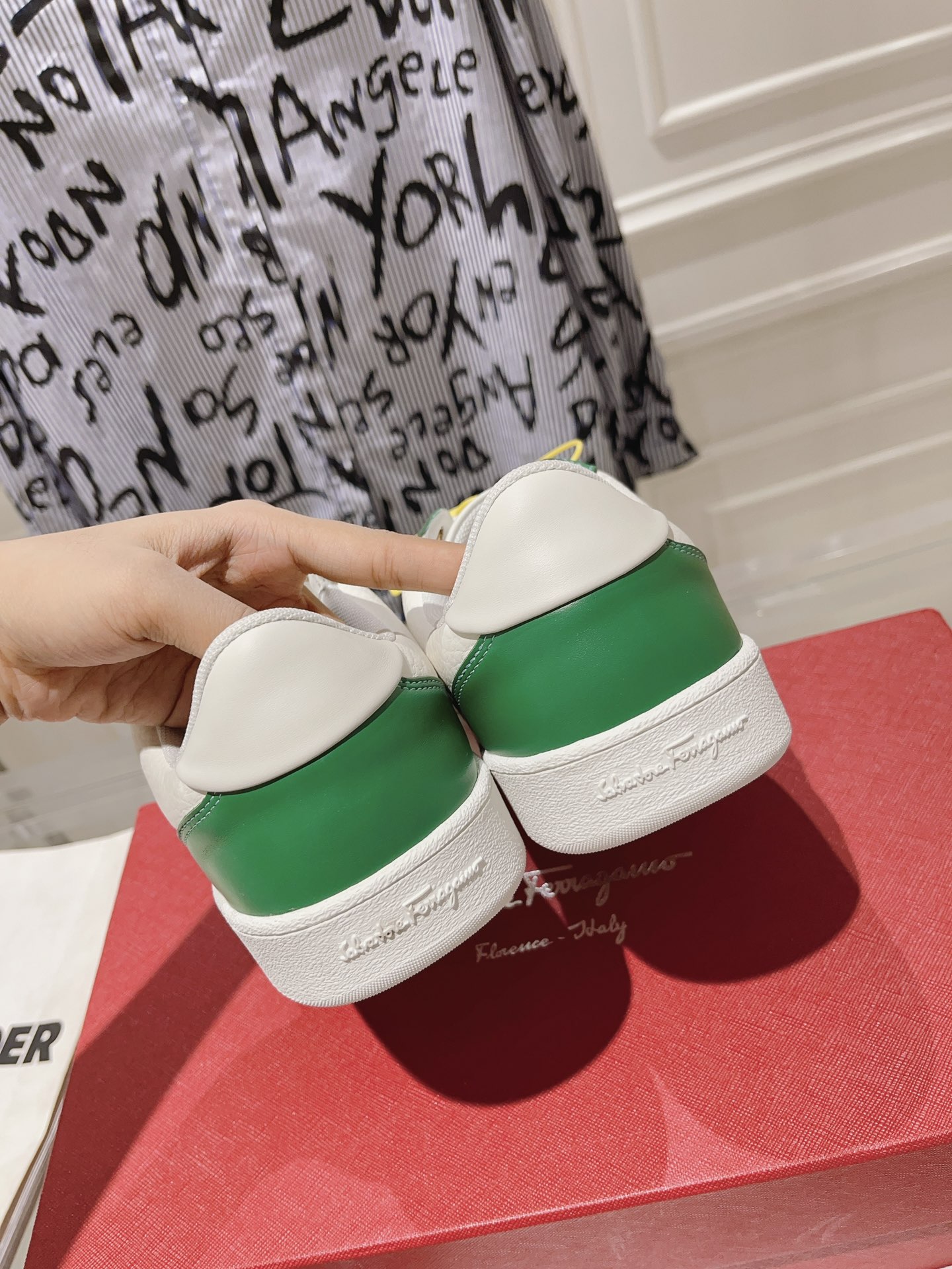New Ferragan0 Male Sneakers: Retro Style, Imported Cattle Skin, TPU Bottom. - 图片 7