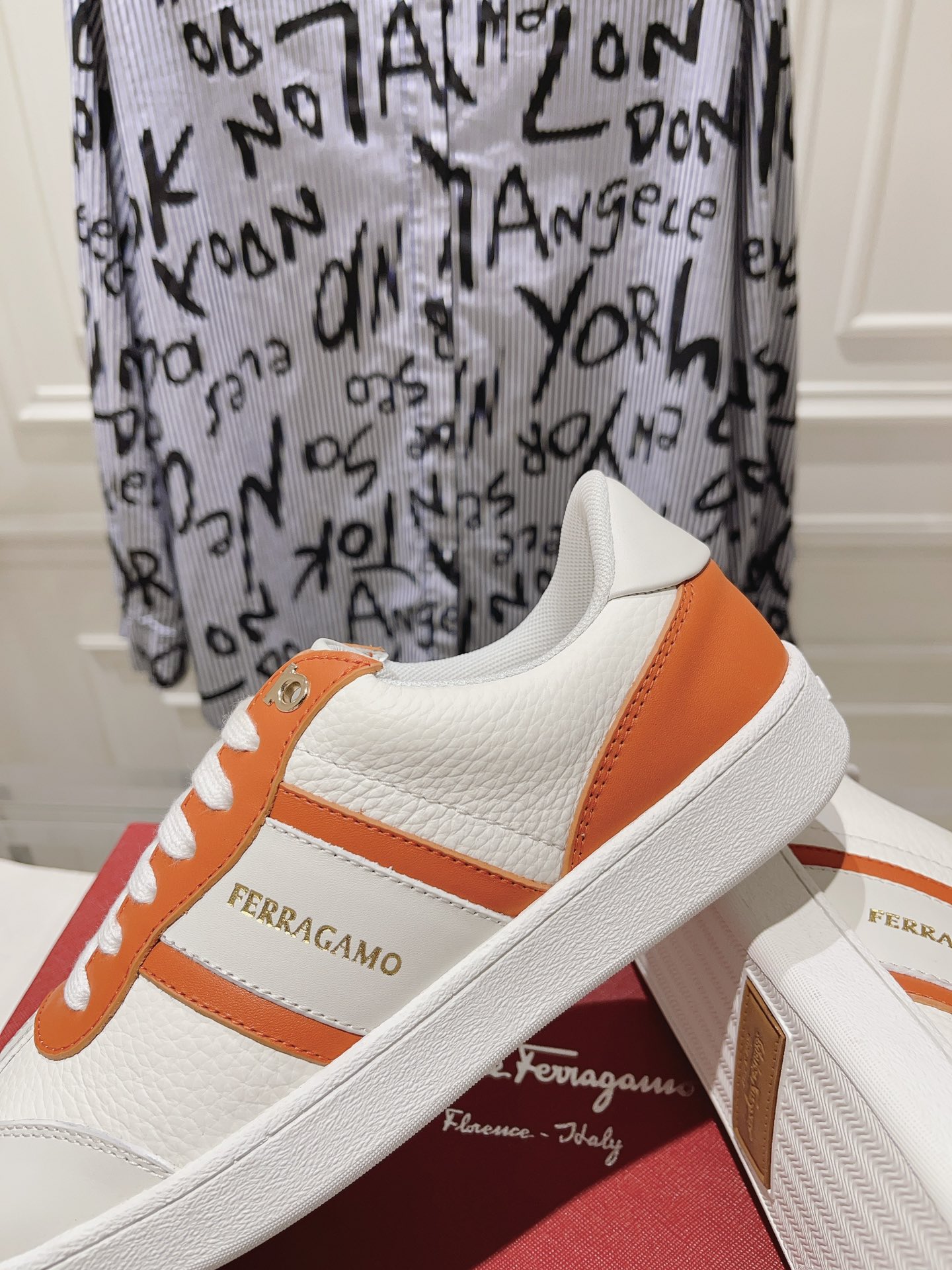 New Ferragan0 Male Sneakers: Retro Style with Imported Oxen-Skin Face - 图片 9