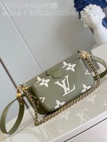 Louis Vuitton LV Multi Pochette Accessoires Crossbody & Shoulder Bags Green Empreinte​ M80399