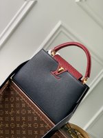 Louis Vuitton LV Capucines mirror quality
 Bags Handbags Buy best quality Replica
 Blue Navy Taurillon Ostrich Leather N81409