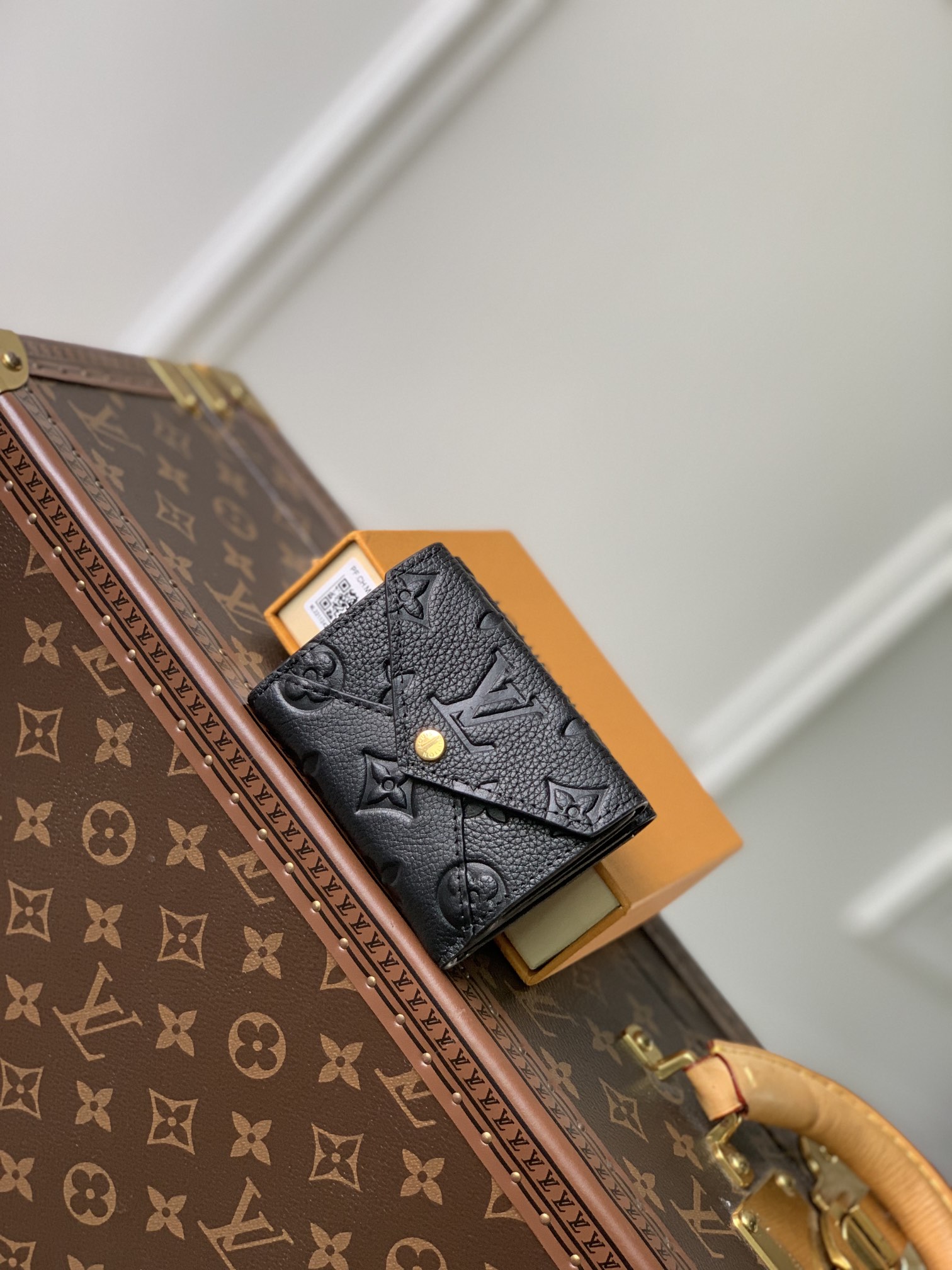 Louis Vuitton Wallet Perfect Quality Designer Replica
 Black Monogram Canvas Cowhide M82133