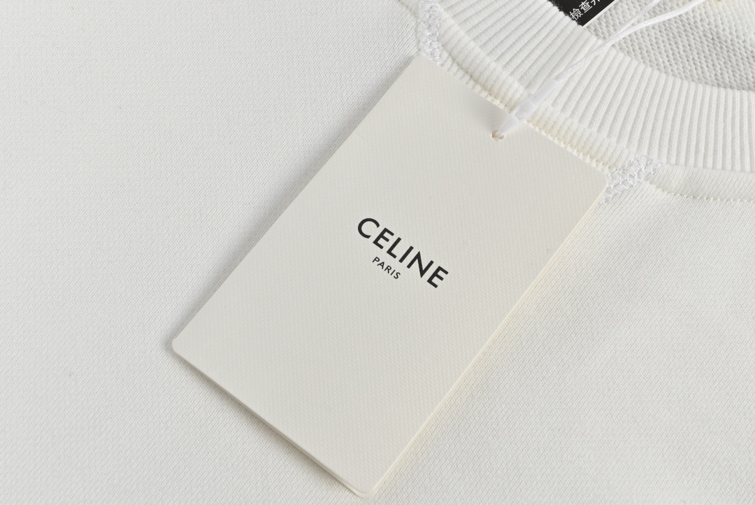 Celine/赛琳 23Fw 经典胸口小标圆领卫衣