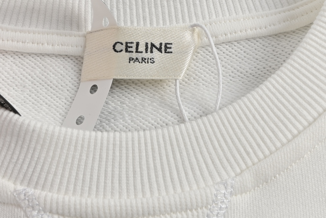 Celine/赛琳 23Fw 经典胸口小标圆领卫衣