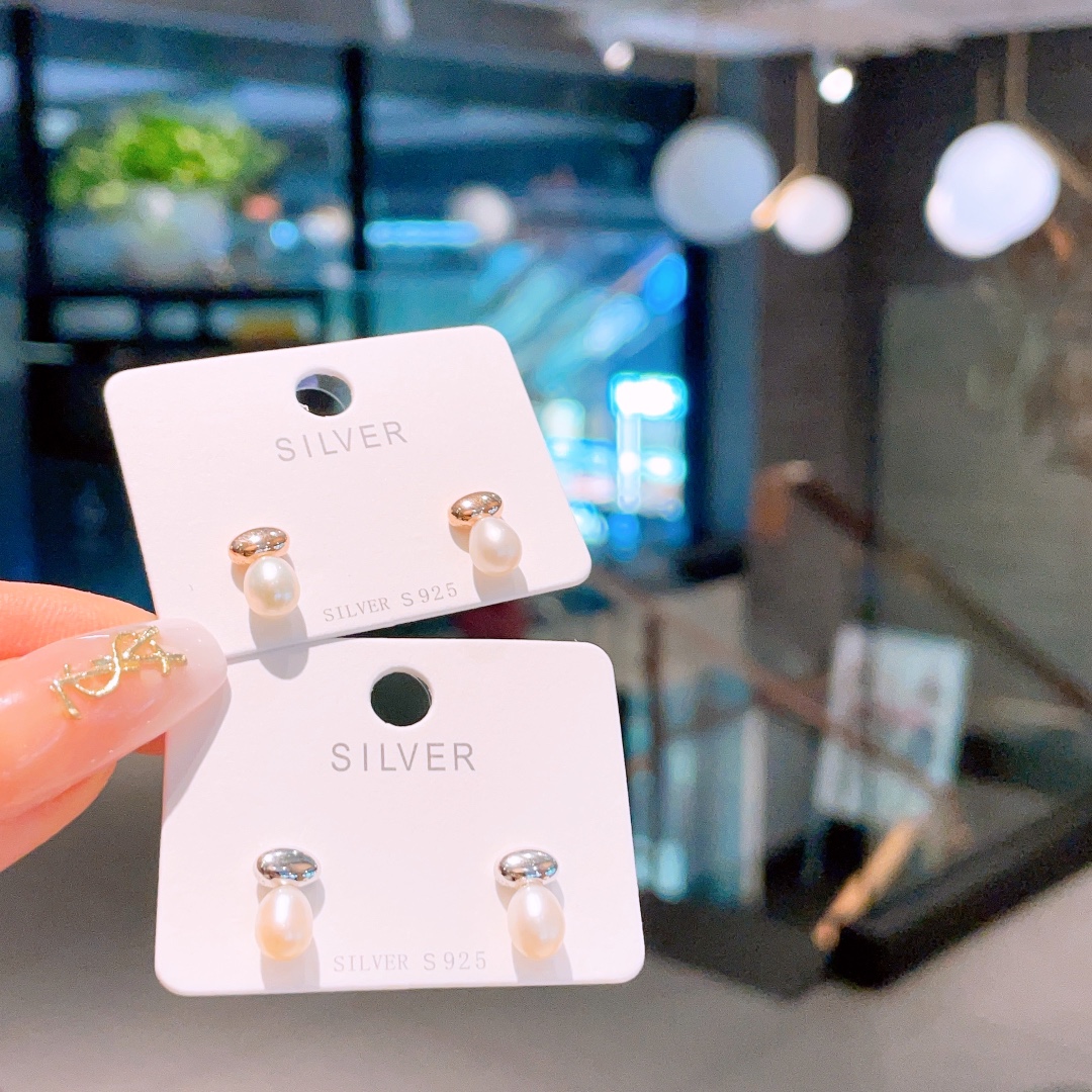 Low Allergy Silver Earrings Dainty Wedding Silver