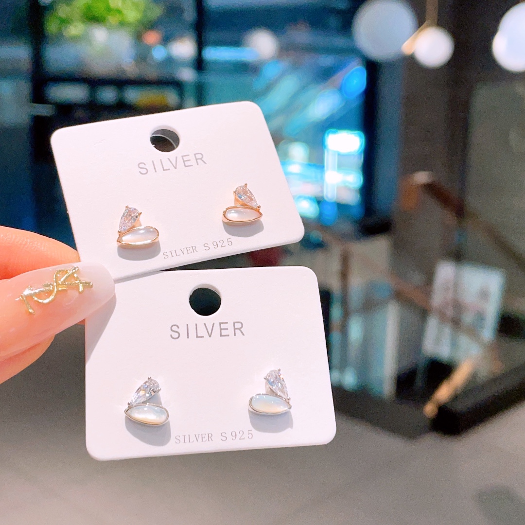 Low Allergy Silver Earrings Intellectual Birthday Gold