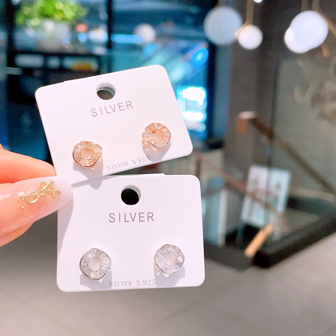 Solid Silver Earrings Fresh Workplace Gold