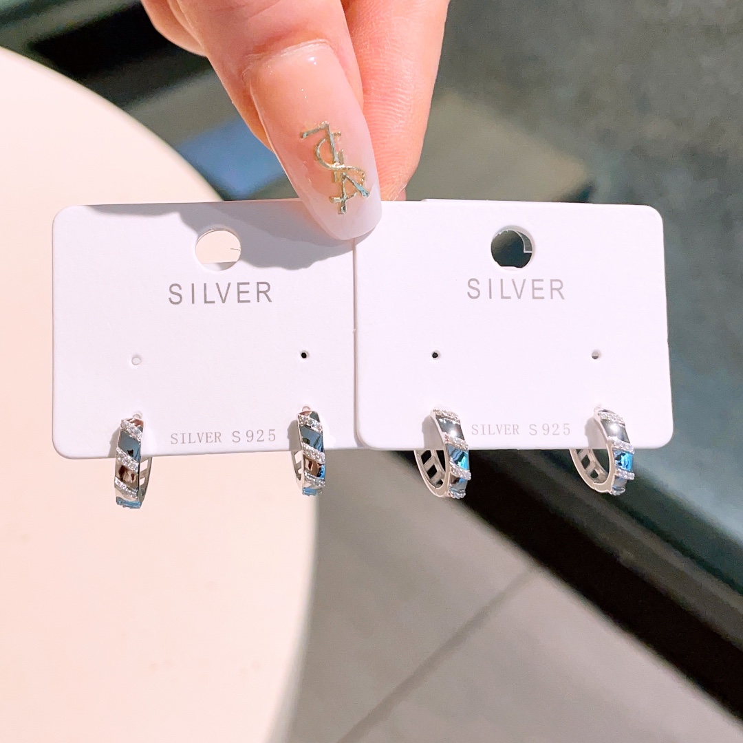 Fine Silver Ear Cuffs Sweet Office Silver