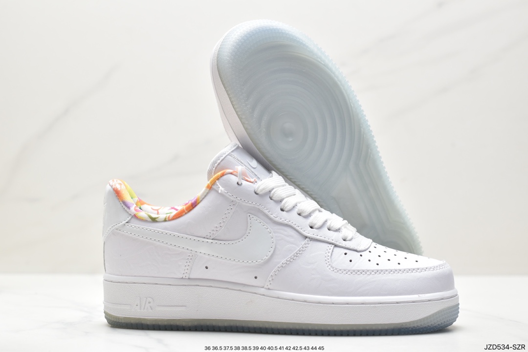 Nike Air Force 1 Low ”Chinese New Year” Air Force One classic low-top versatile casual sports sneakers ”Leather White Color Paper-cut Year of the Rat Copper Coin” CU8870-117