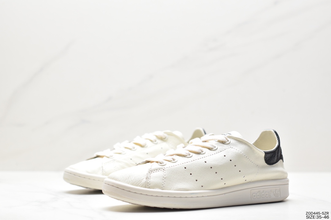 [Good version] Balenciaga x Adidas Originals StanSmith Paris Balenciaga joint Smith distressed style sneakers HP6784