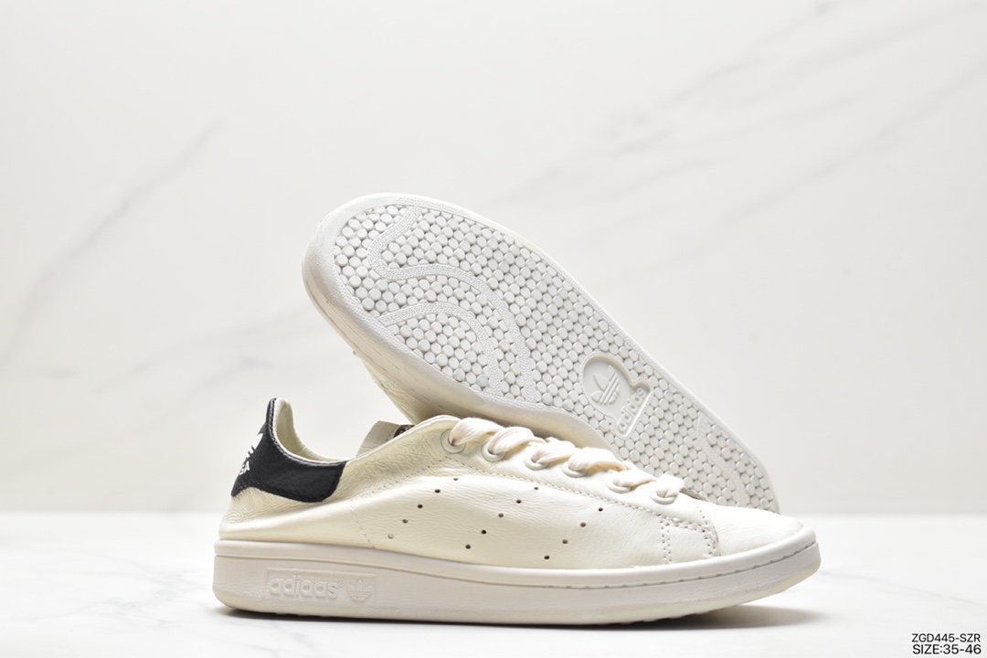 [Good version] Balenciaga x Adidas Originals StanSmith Paris Balenciaga joint Smith distressed style sneakers HP6784