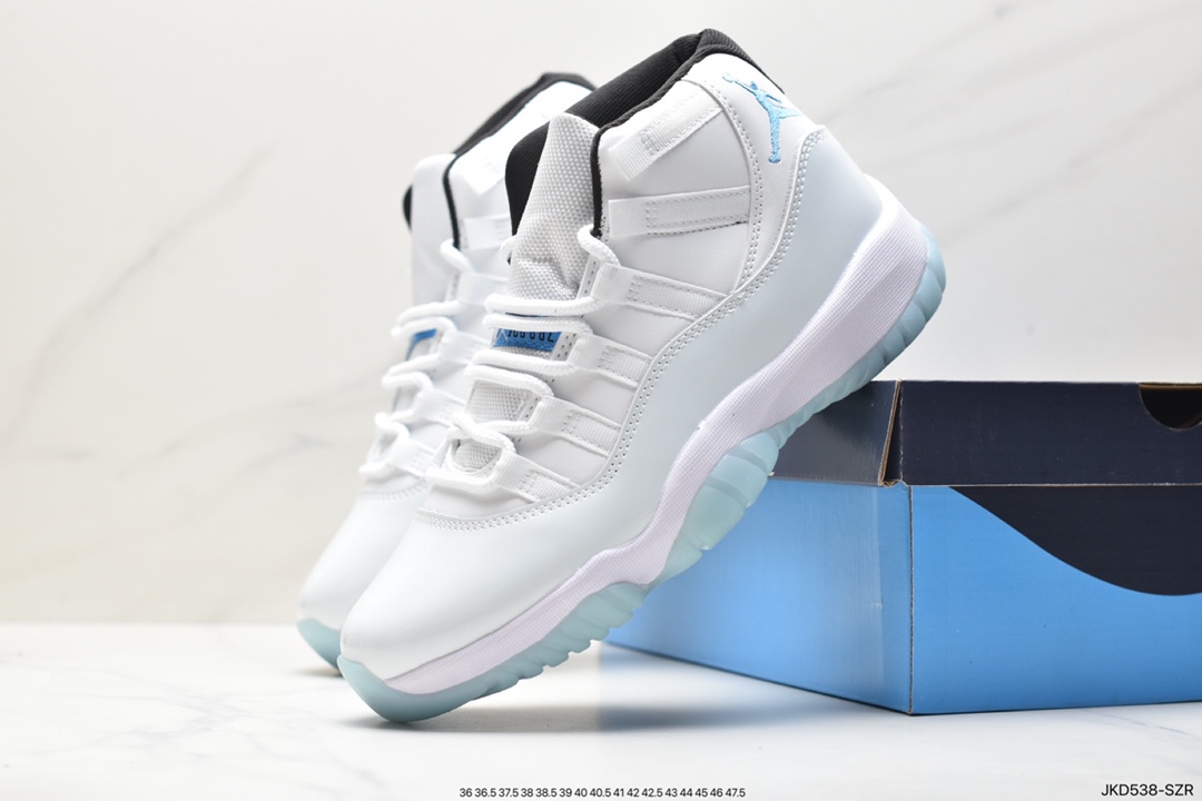 At the end of the year, the big devil finally returns to Air Jordan 11 ”Concord” AJ11 high-top sports basketball shoes ”21st edition black big devil” 378037-123