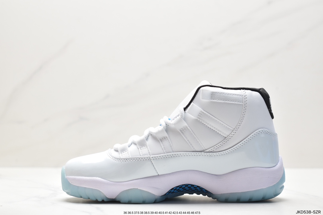 At the end of the year, the big devil finally returns to Air Jordan 11 ”Concord” AJ11 high-top sports basketball shoes ”21st edition black big devil” 378037-123