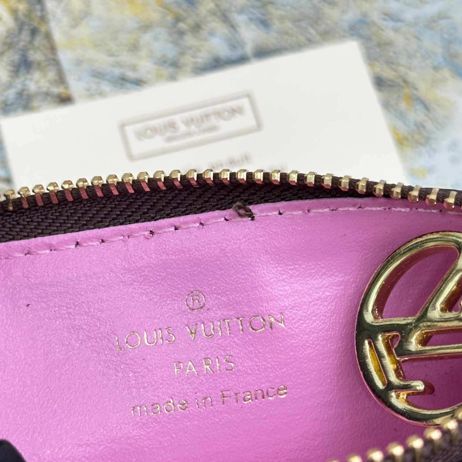 Leather card holder gift packaging