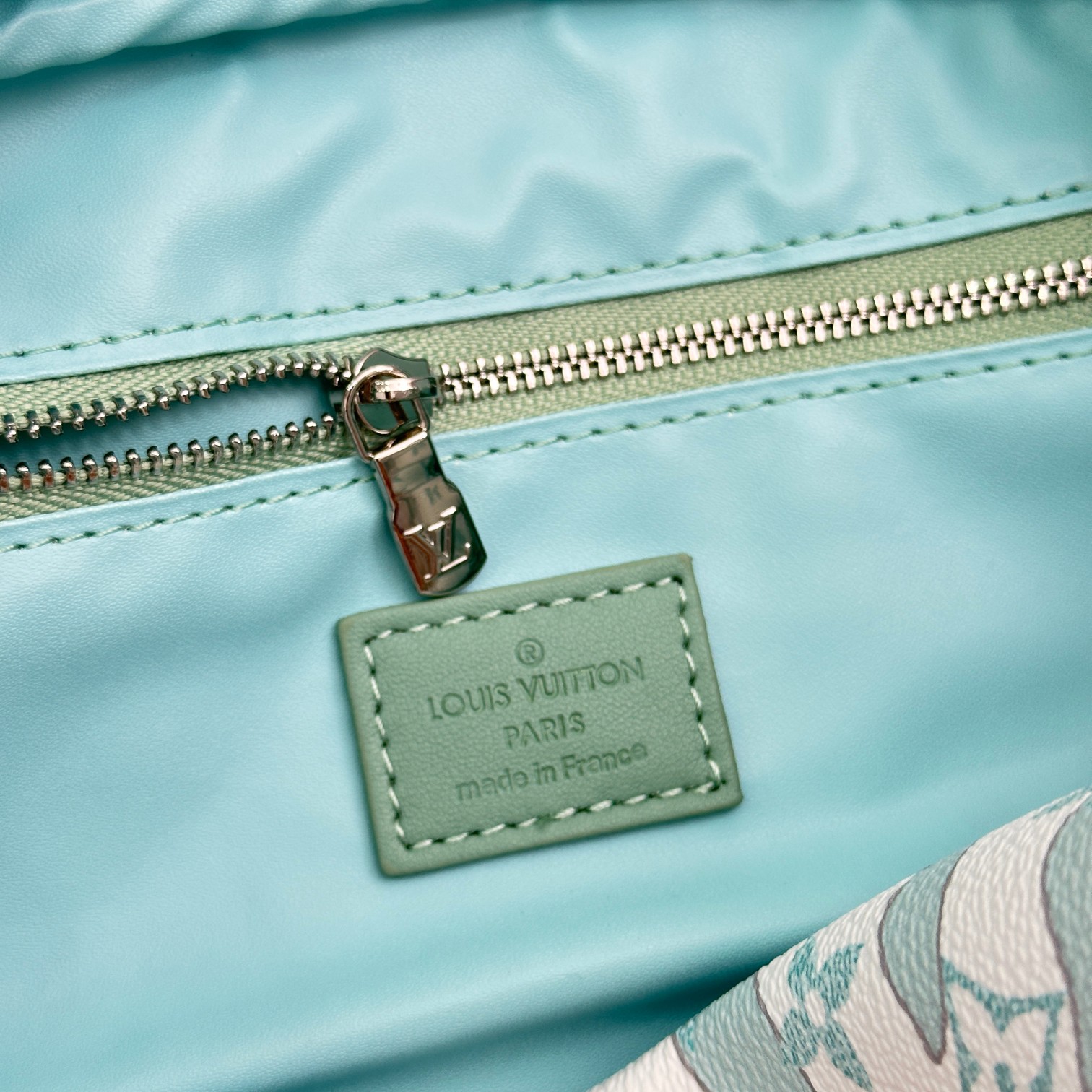 Leather wash bag together with other travel goods.