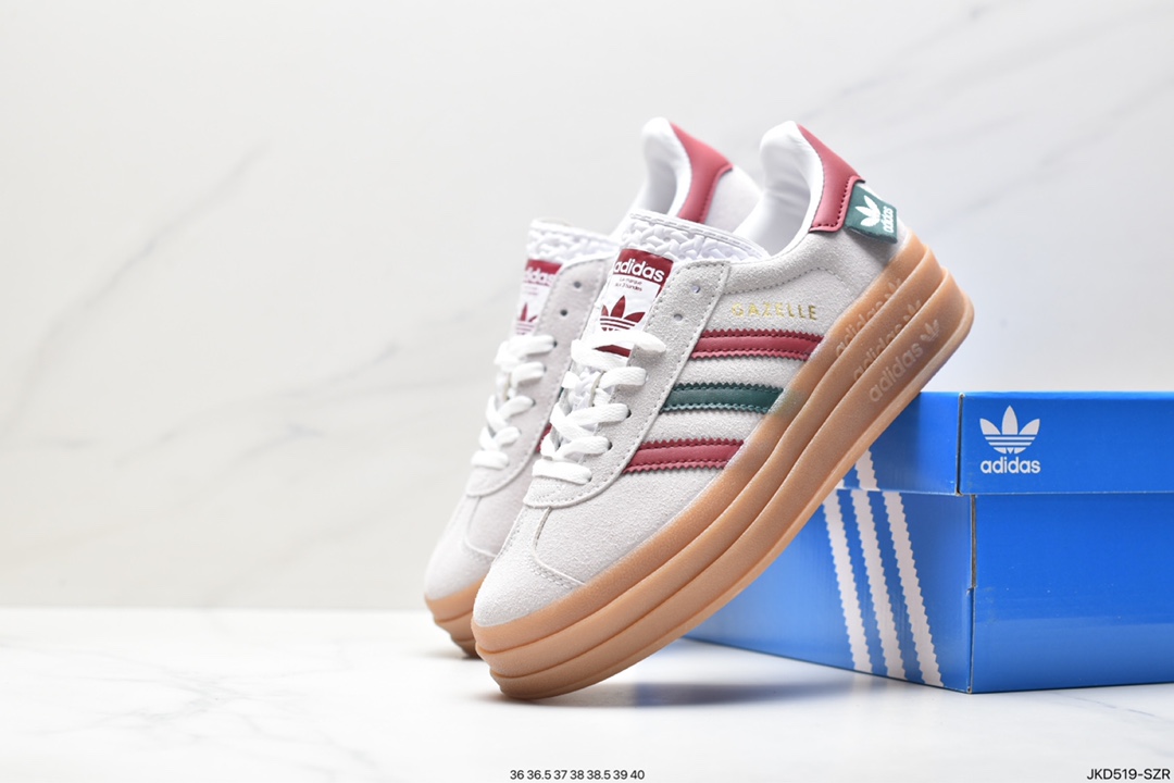 Adidas Gazelle Bold w low-top retro all-match casual sports shoes IG3685