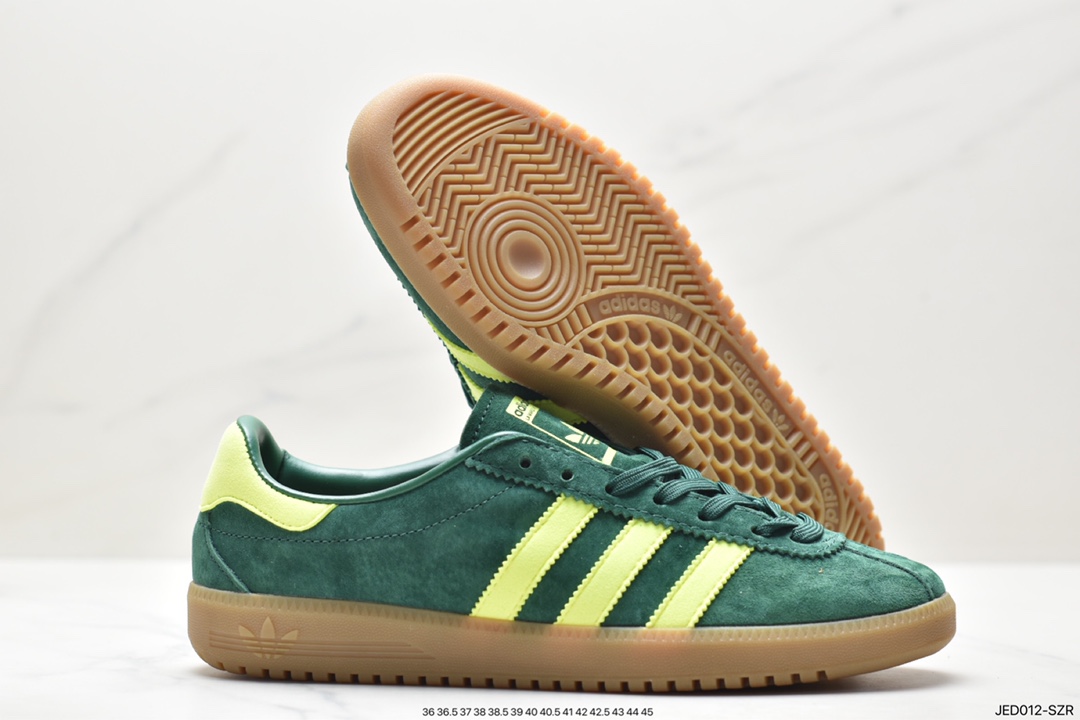 Adidas Originals Bermuda suede non-slip wear-resistant lightweight low-top sneakers AQ1047