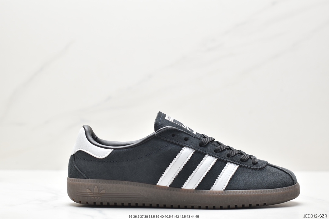 Adidas Originals Bermuda suede non-slip wear-resistant lightweight low-top sneakers AQ1047