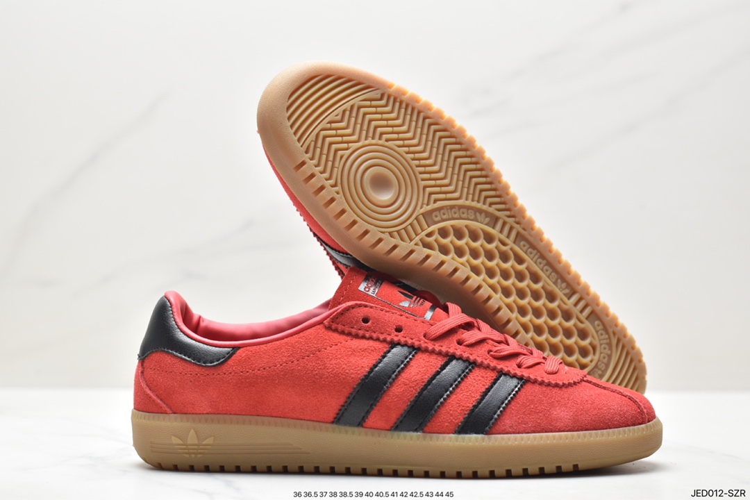 Adidas Originals Bermuda suede non-slip wear-resistant lightweight low-top sneakers AQ1047