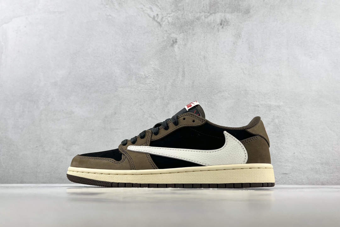 全新 小PK 260 Travis Scott x Jordan Air Jordan 1 Low OG TS SP联名款深棕 CQ4277-001