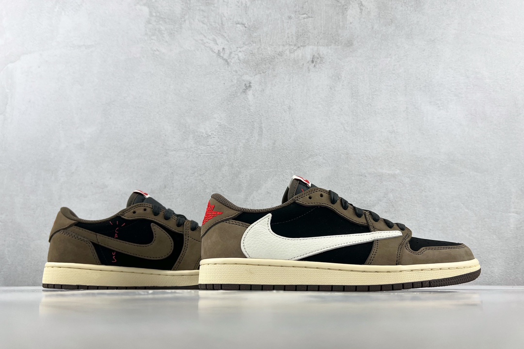 全新 小PK 260 Travis Scott x Jordan Air Jordan 1 Low OG TS SP联名款深棕 CQ4277-001