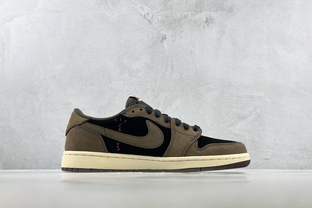 全新 小PK 260 Travis Scott x Jordan Air Jordan 1 Low OG TS SP联名款深棕 CQ4277-001