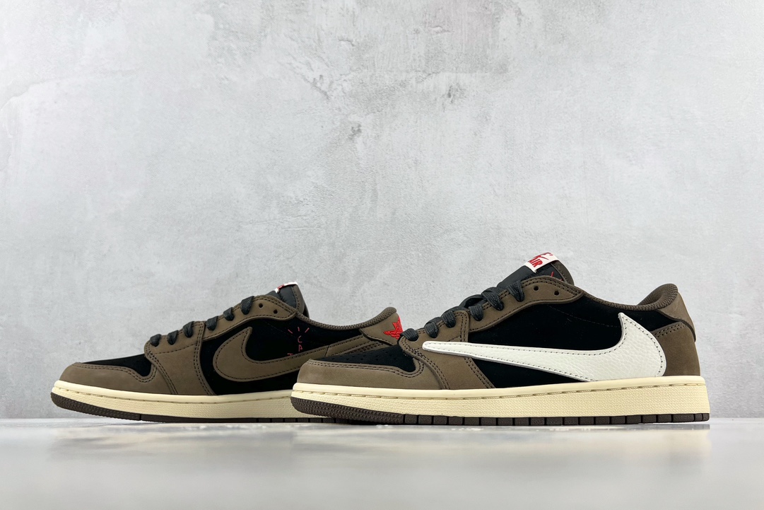 全新 小PK 260 Travis Scott x Jordan Air Jordan 1 Low OG TS SP联名款深棕 CQ4277-001