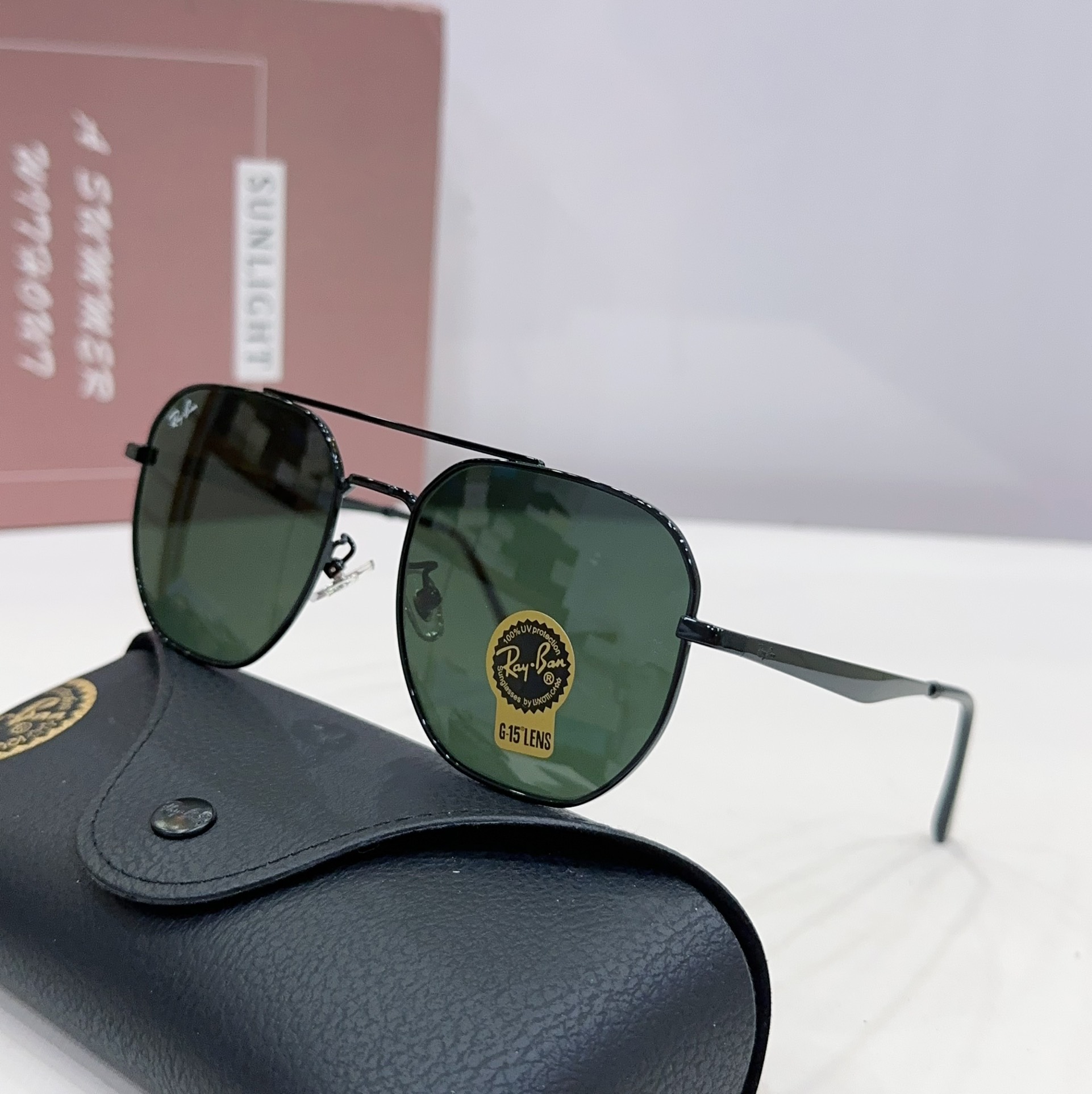 RAYBAN雷朋男女通用方框太阳眼镜