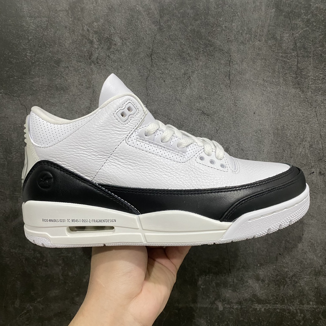 [OG Pure Original] Fragment Design x Air Jordan 3 AJ3 Fujiwara Hiroshi Lightning Joint DA3595-100