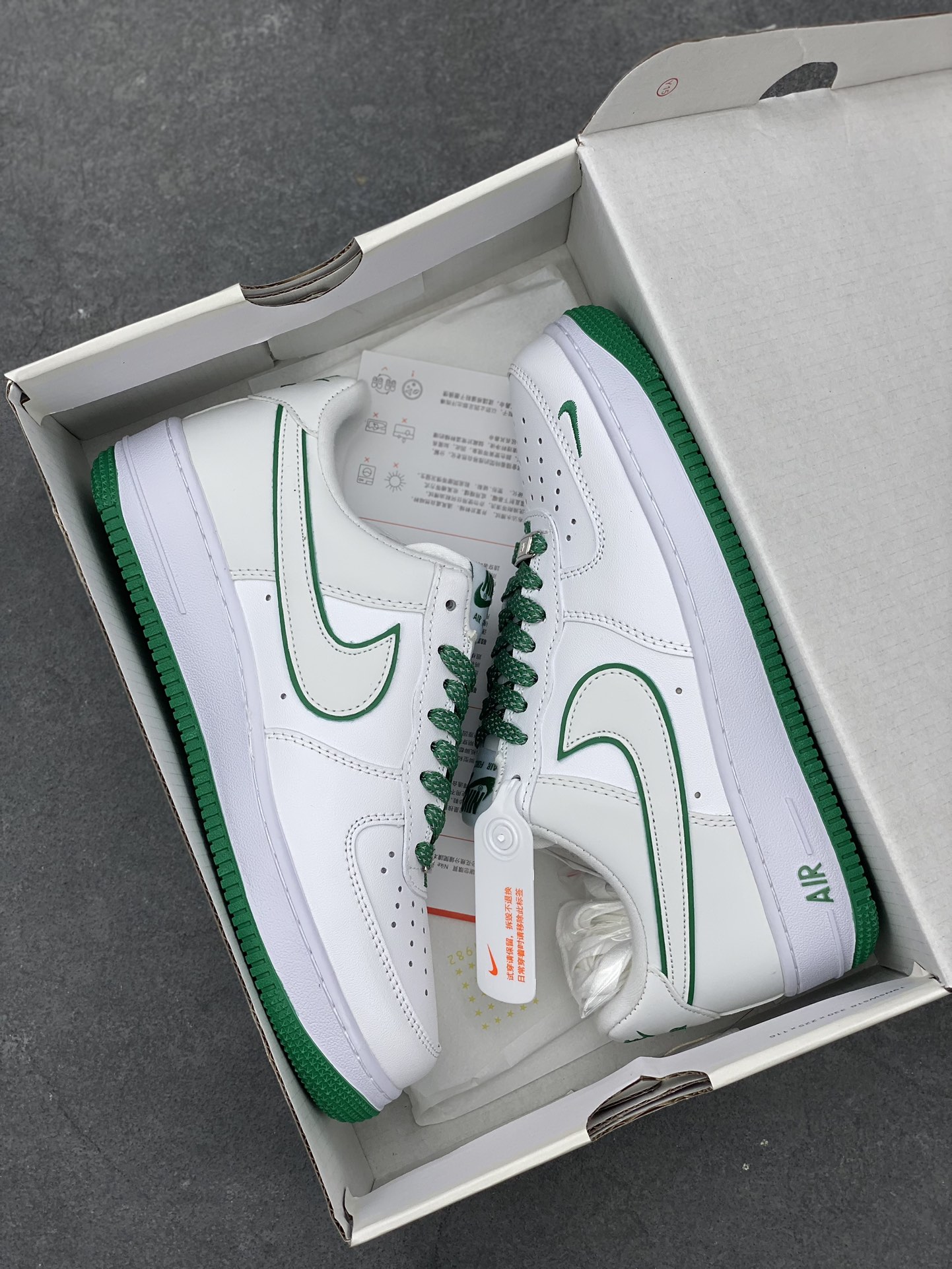 Nike Air Force 1 '07 Low White Green Casual Shoes - Limited Edition 10 i1693255500 3654 8