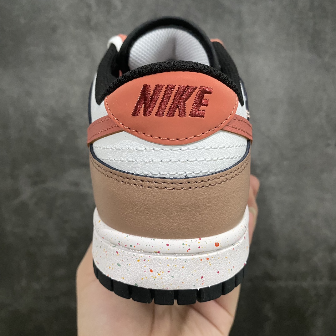 [CS version] NK Dunk Low Multi-Color Swoosh SB low-top deconstructed straps vibrant three-hook gray powder FD4623-131