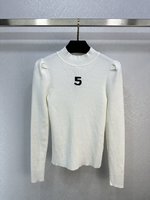 Fake Designer
 Chanel Clothing Cardigans Knit Sweater Top Knitting Casual